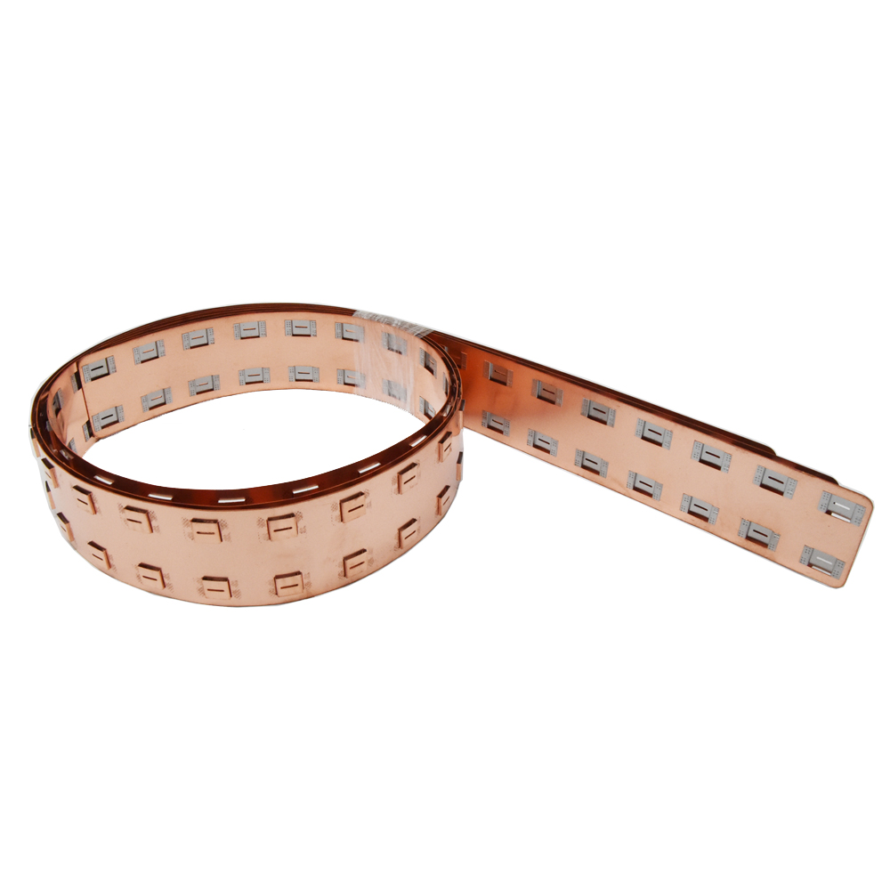 Bus Bar Copper - Productie van koper-nikkel strips 21700 2P,
