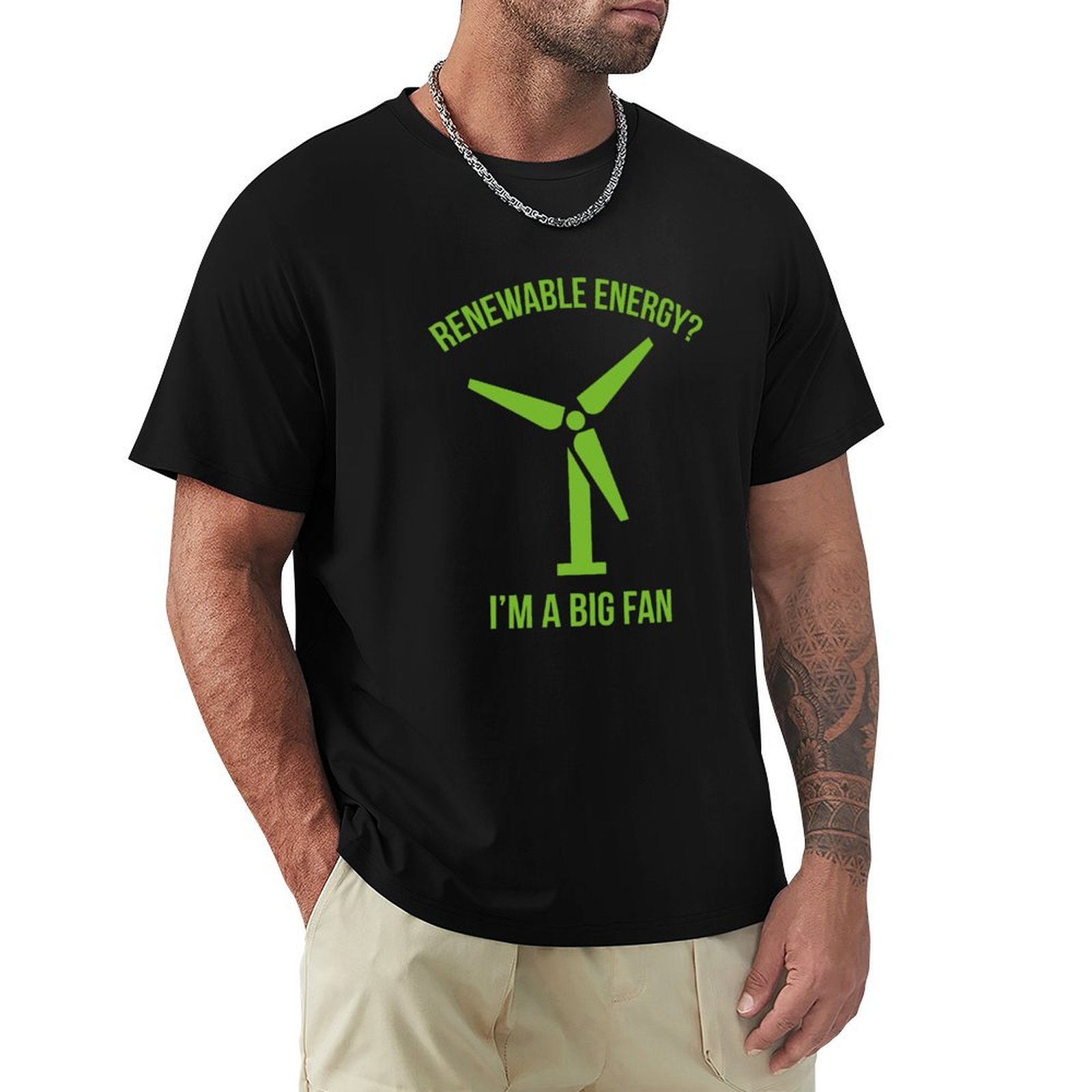 Renewable Energy In China - T-shirt voor duurzame energie, T-shirt voor